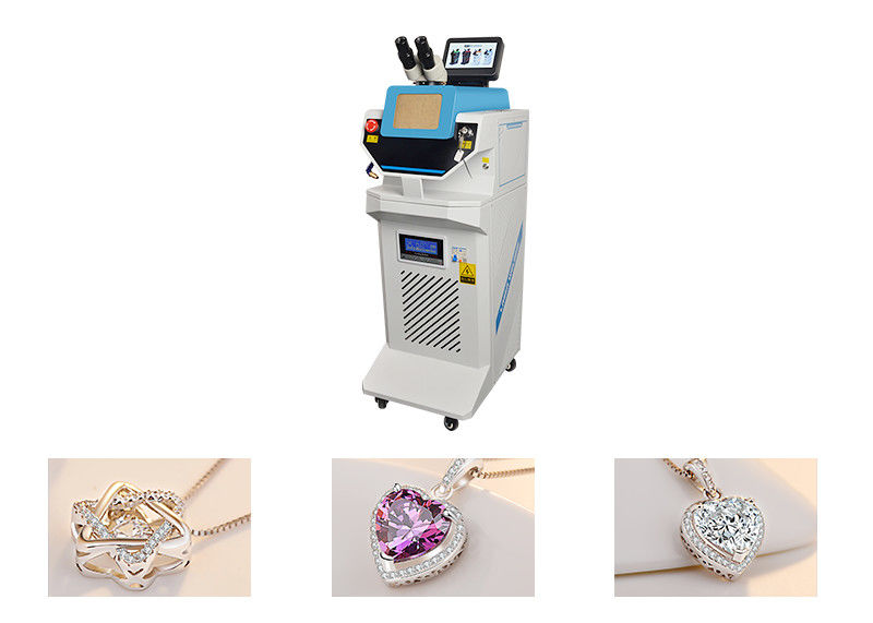 Compact Design Jewelries Laser Spot Welding Machine With 10X Microscope