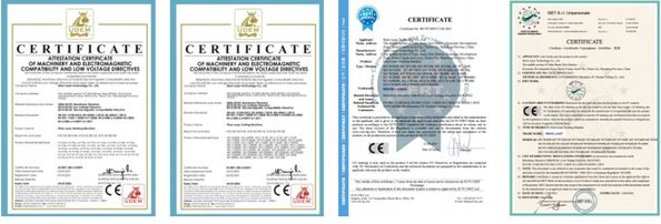 China Shandong Regiant CNC Equipment Co.,Ltd Certificaciones