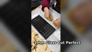 Circular de corte por lotes por láser de vidrio para cubierta de reloj de 1 mm de espesor