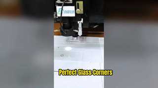 Esquina cuadrada redondeada de corte por láser de vidrio ultra blanco de 2 mm