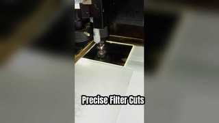 Cuadrado de corte por láser con filtro recubierto de 2 mm