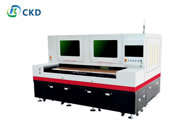 Large Size 80W Laser Glass Cutting Machine With Double Operation
